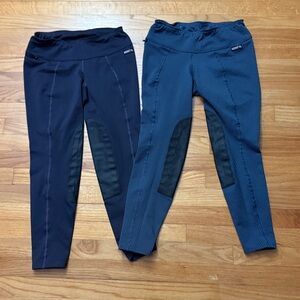 Kerrits  2 Riding Pants Womens  Houndstooth Patch ‎ Tight pants B04